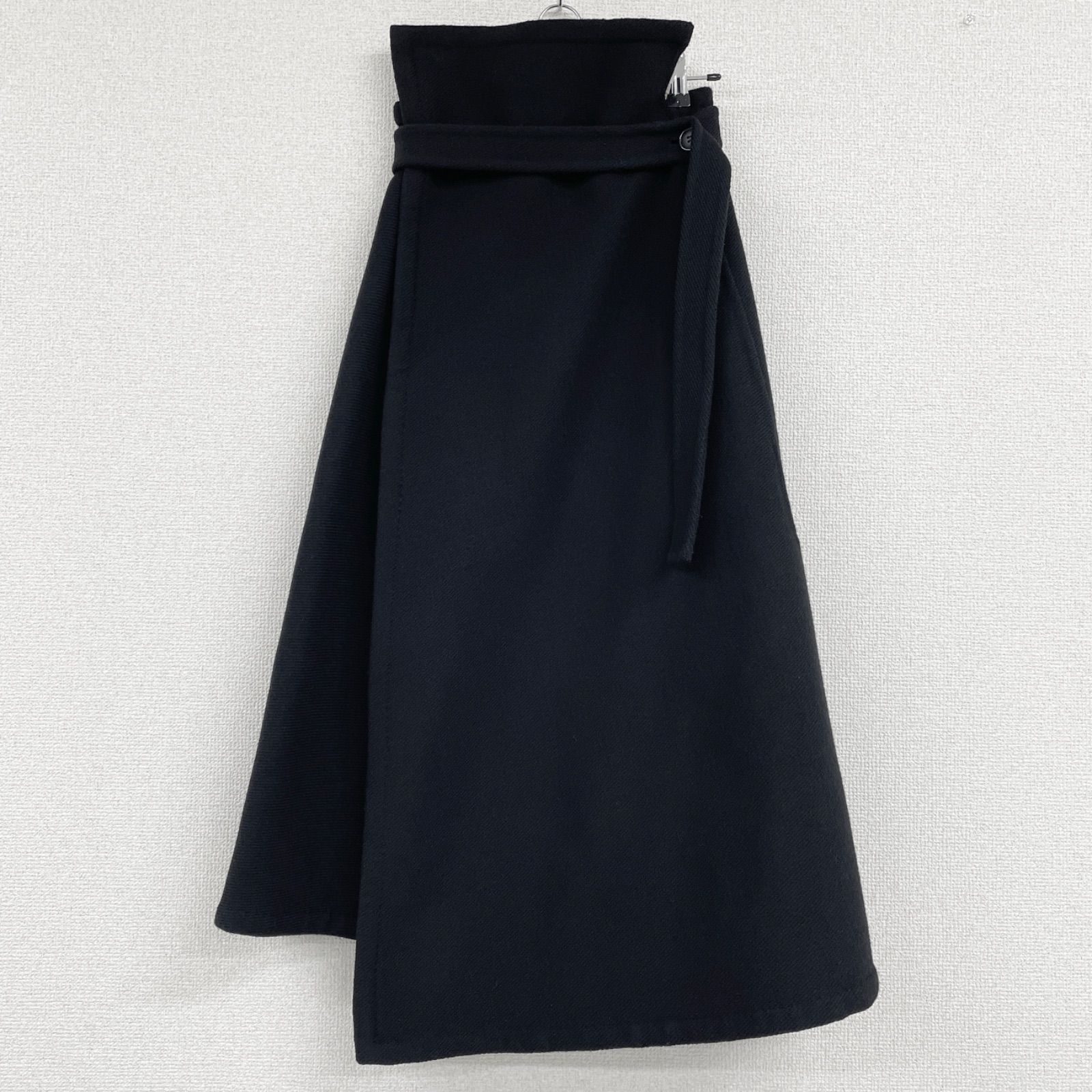 CELINE セリーヌ フィービー期 ラップスカート ロング ベルト ウール