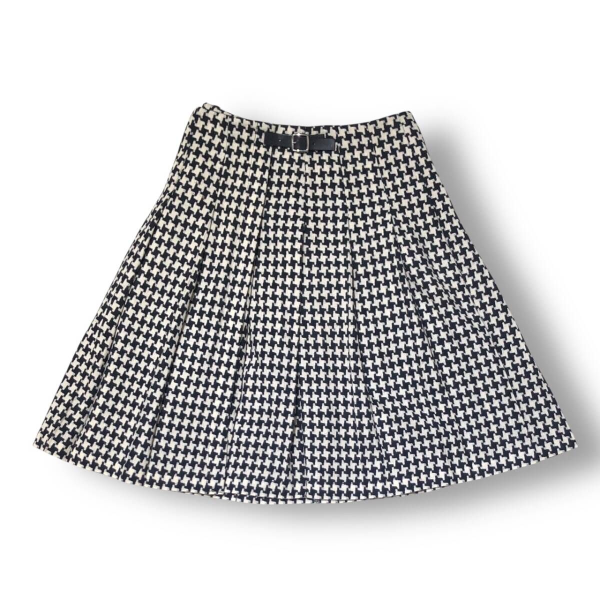 TRICOT COMME des GARCONG WOOL PLEATS SKIRT TS-040490 柄 トリココムデギャルソン