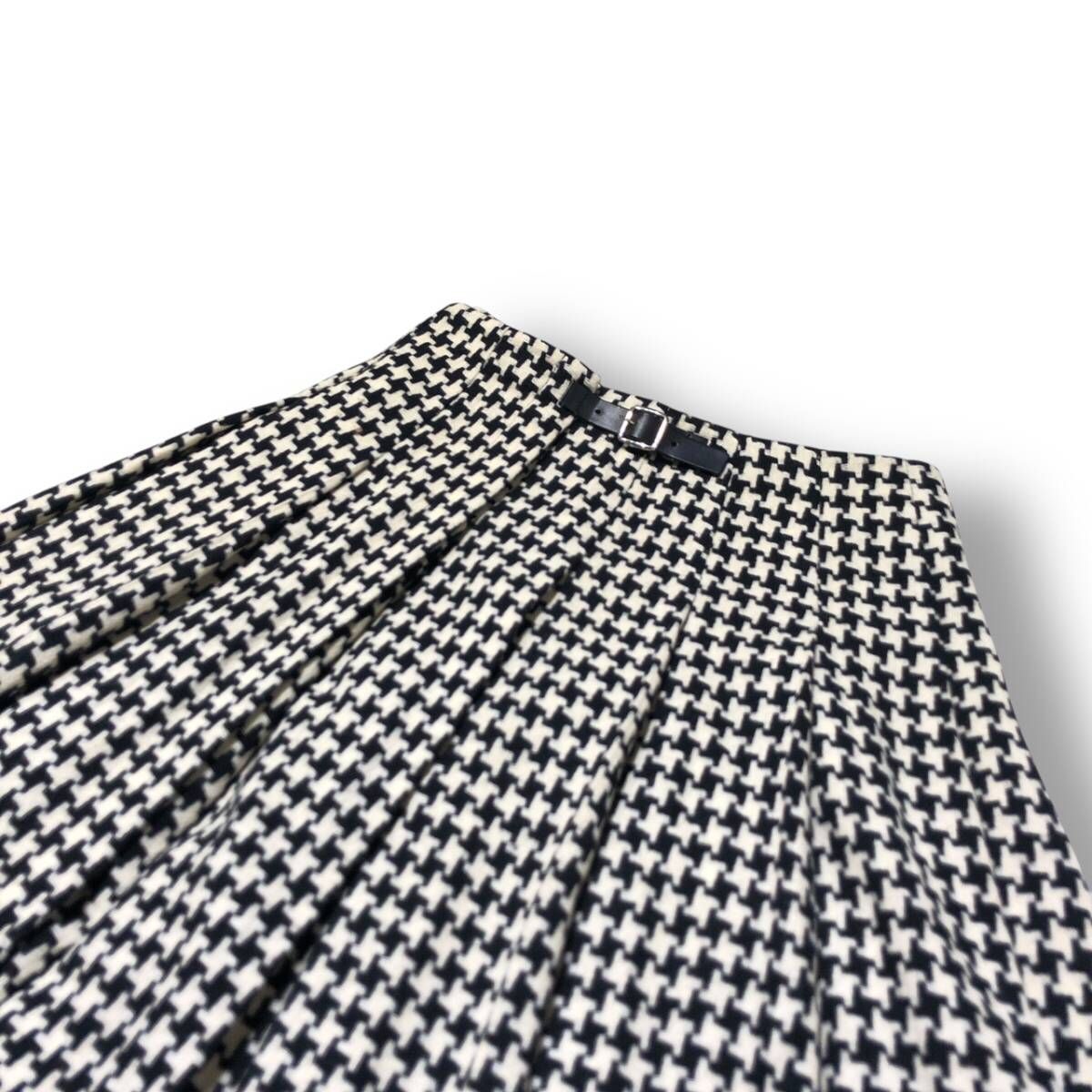  TRICOT COMME des GARCONG WOOL PLEATS SKIRT TS 040490 柄 トリココムデギャルソン その他 小物