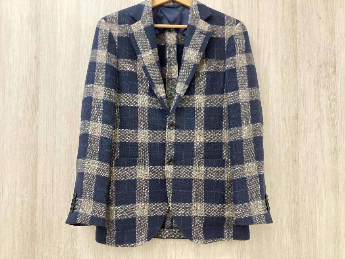 MORLES テーラードジャケット チェック柄 サイズS