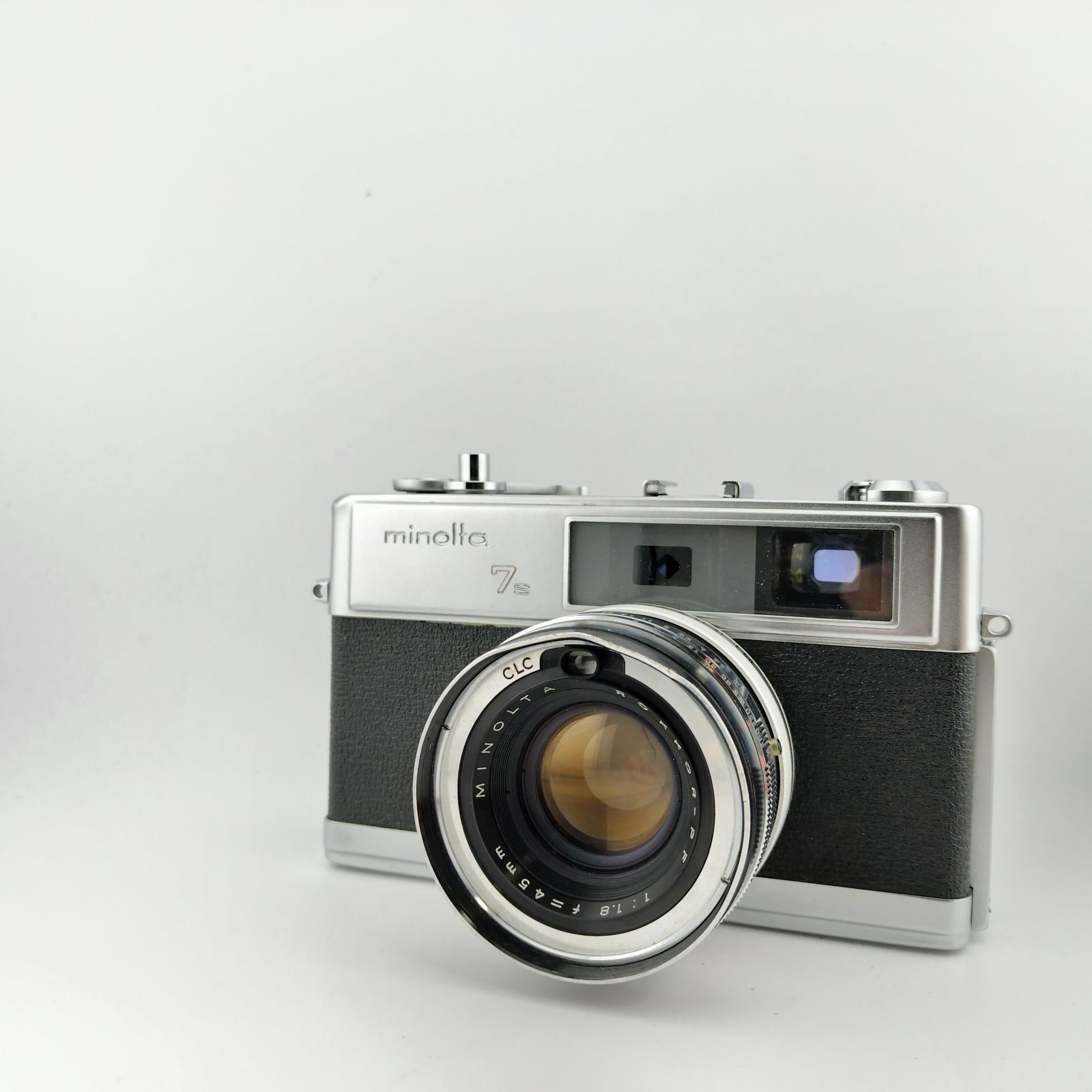 動作確認済】Minolta HI-MATIC 7s シルバー ROKKOR-PF 1：1.8 45mm