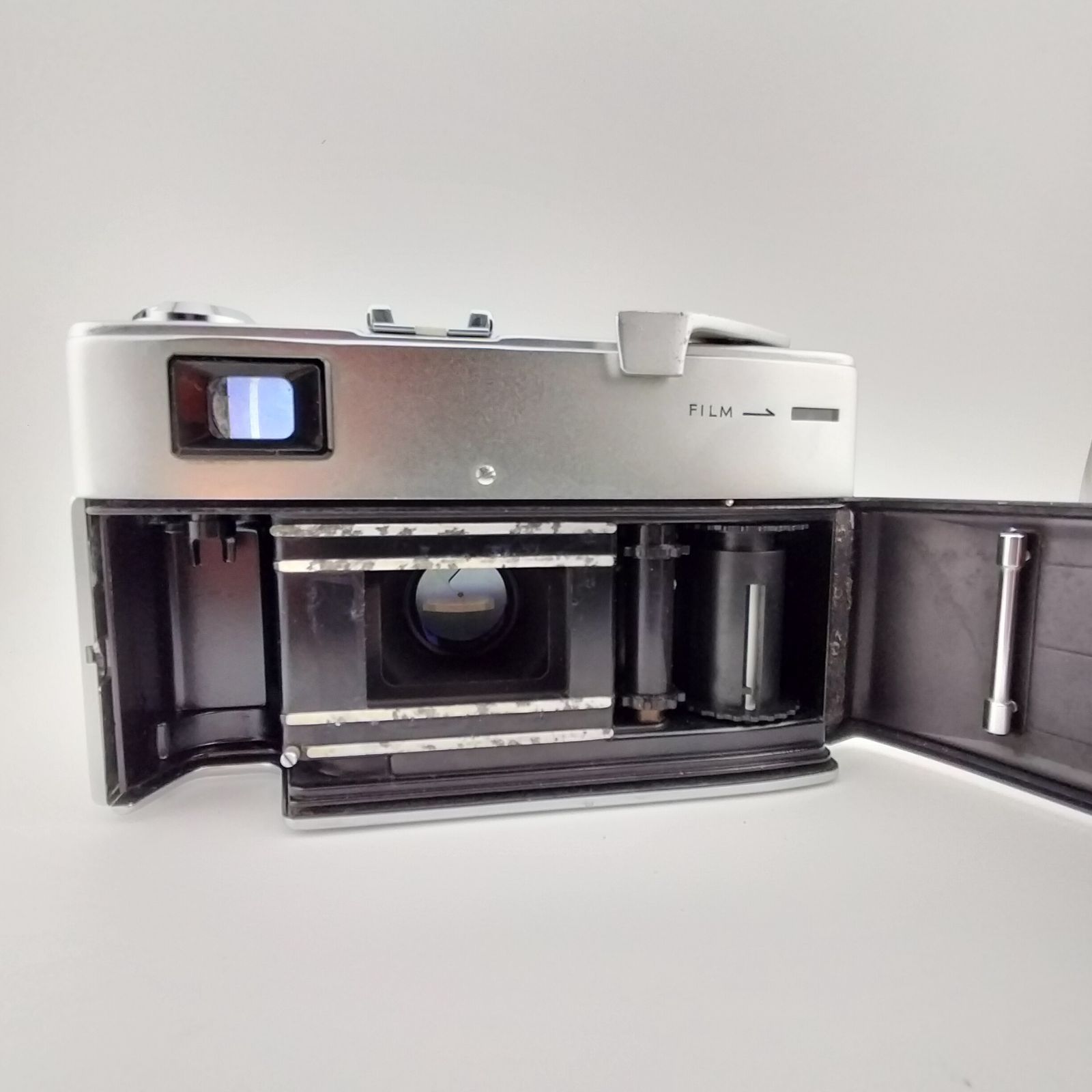 消毒済・動作確認済】Minolta HI-MATIC 7s シルバー ROKKOR-PF 1：1.8