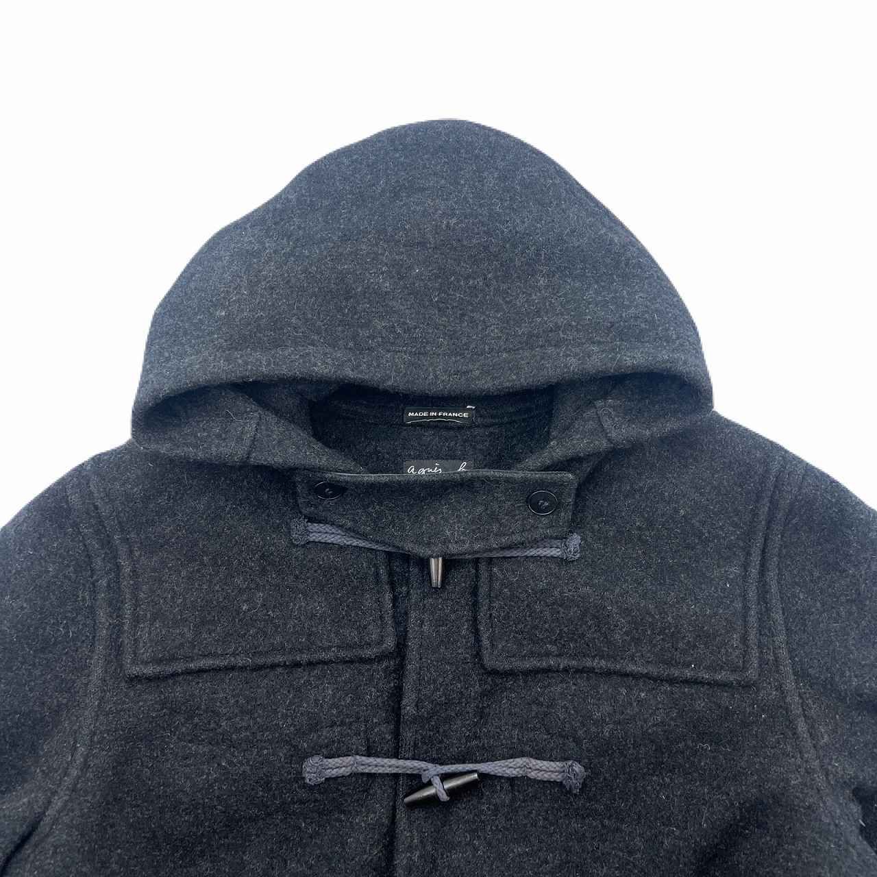 アニエスベー ロング ダッフルコート メルトンウール メンズ L相当