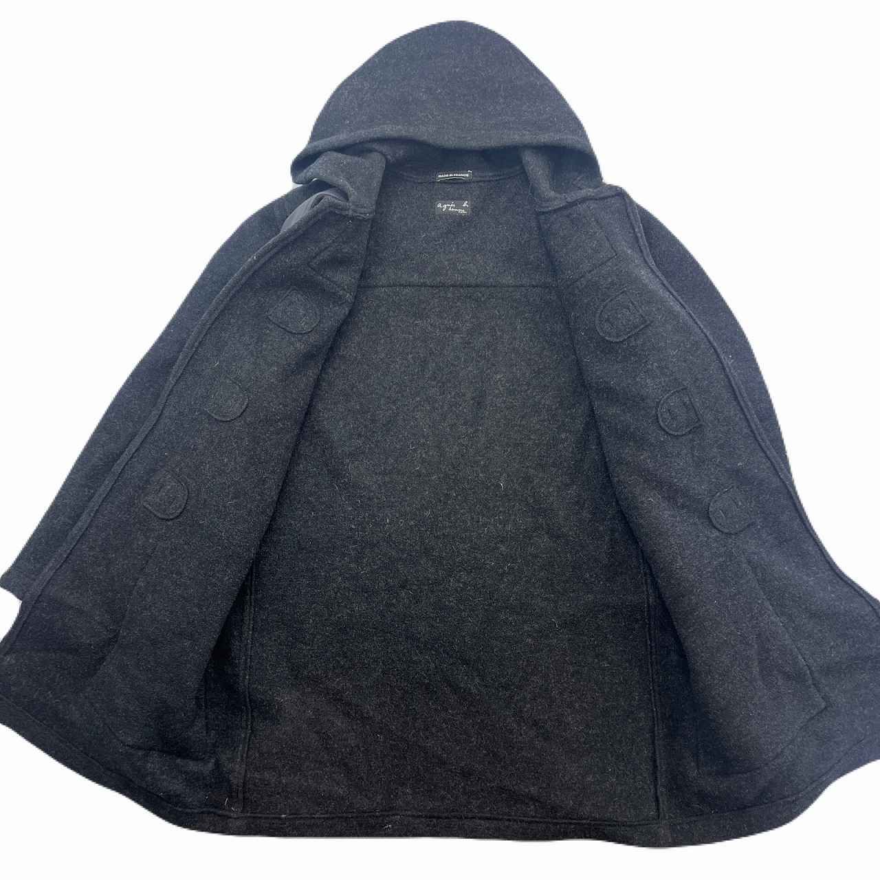 ダッフルコート アニエスベー　フランス製 アニエスベー ロング ダッフルコート メルトンウール メンズ L相当