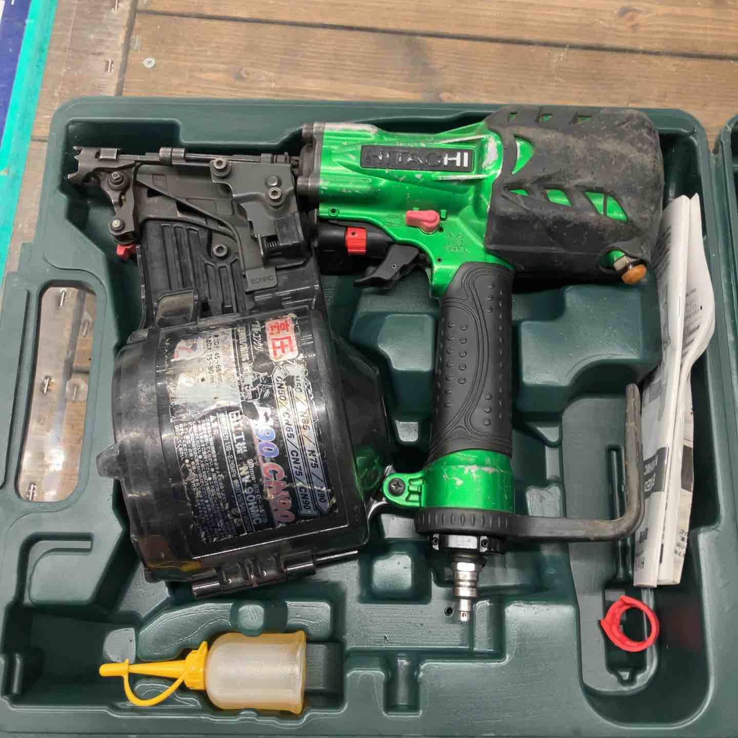 ☆ハイコーキ(HIKOKI ※旧:日立工機) 高圧エア釘打ち機 NV90HMC(L 