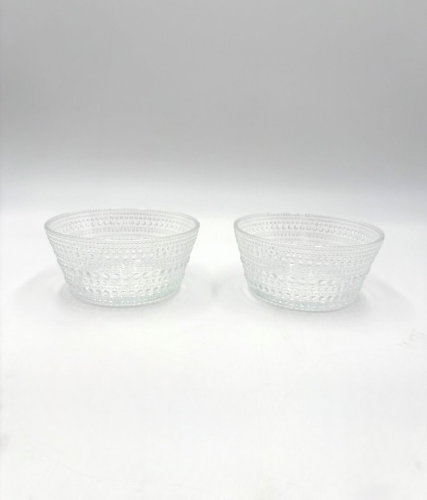 iittala イッタラ カステヘルミ クリア 230 ml ボウル 深皿 17 cm プレート 4点セット