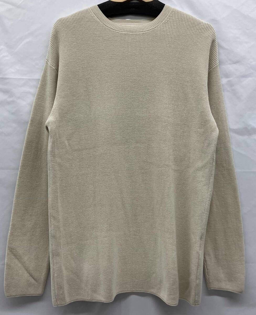 ロンハーマン 新品コットンニットベージュカットソー長袖 Ron Herman ロンハーマン 長袖ニット ベージュ Sサイズ 綿100% - メルカリ
