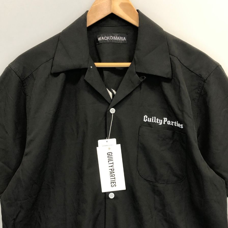 ワコマリア オープン シャツ ブラック メンズ サイズM WACKO MARIA AFB 39
