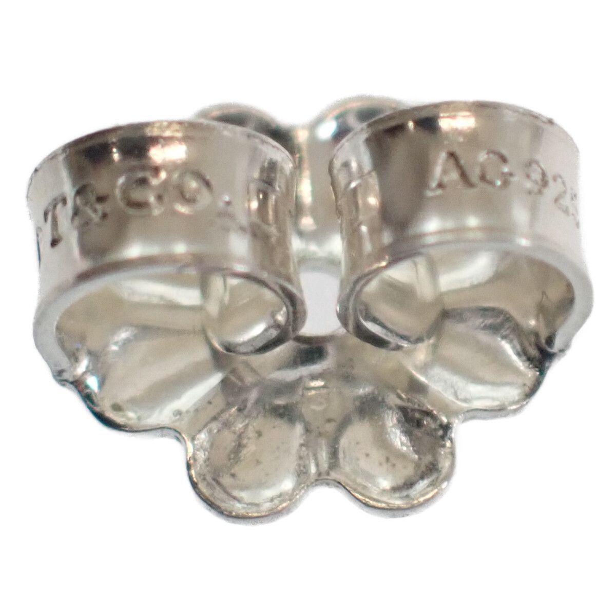 Tiffany & Co.】シルバー AG925 ハードウェアボール スタッドピアス