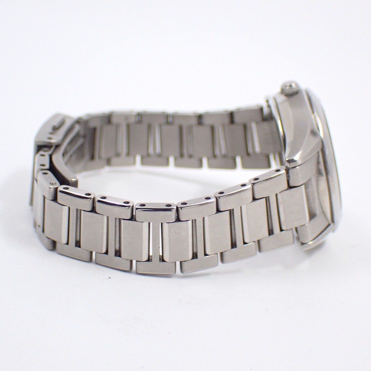  SEIKO セイコー エクセリーヌ ソーラー電波 レディース 腕時計 チタン 青文字盤 SWCW 117 1 B 25-0 AT 0 腕時計(クォーツ) 腕時計(アナログ)