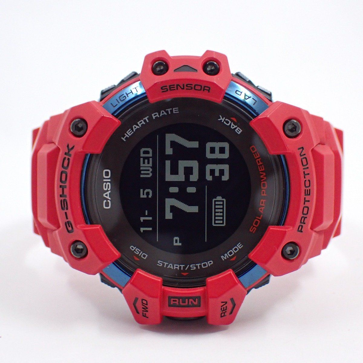 訳あり品】カシオ G-SHOCK G-SQUAD 心拍計 Bluetooth搭載 GPSソーラー