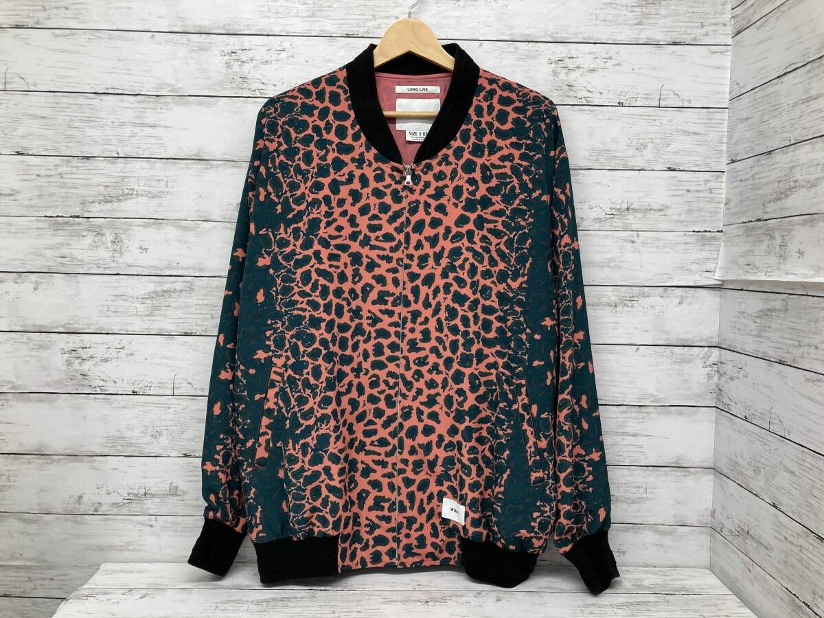 WTAPS/ダブルタップス/レオパードジップジャケット/211TQDT-JKM02