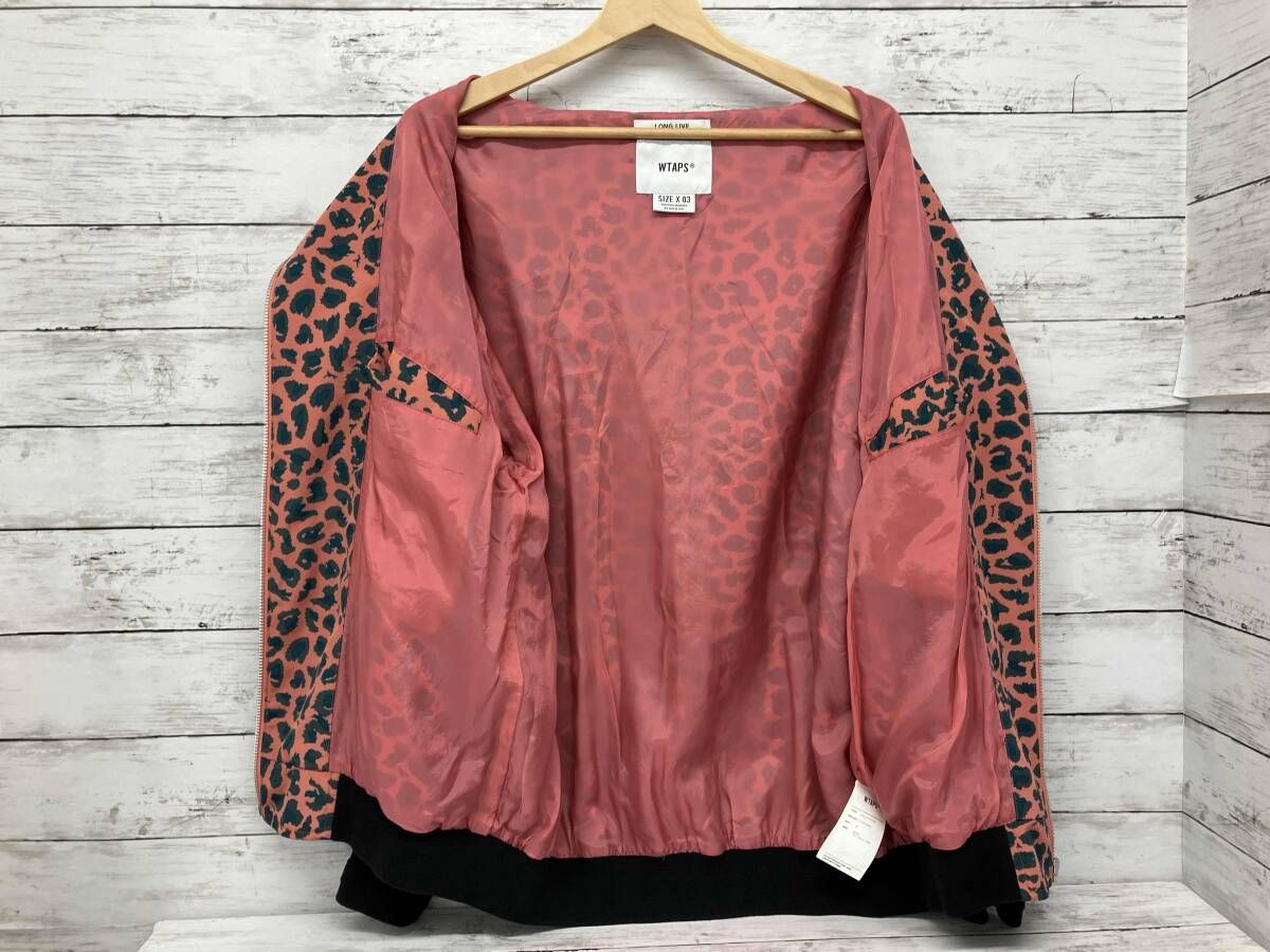WTAPS/ダブルタップス/レオパードジップジャケット/211TQDT-JKM02