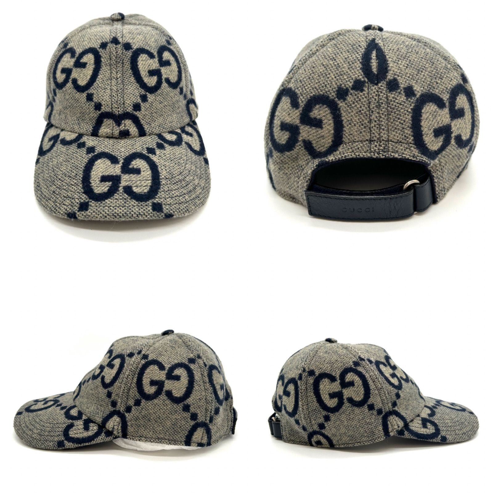 GUCCI グッチ ベースボールキャップ GGジャンボ S 771213 コットン