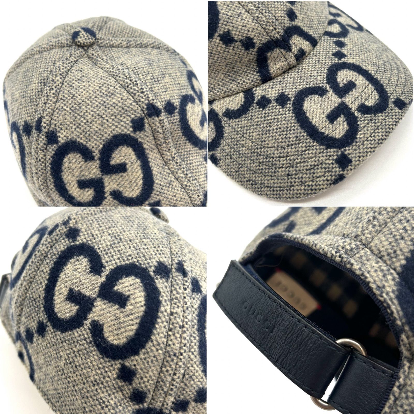 GUCCI グッチ ベースボールキャップ GGジャンボ S 771213 コットン