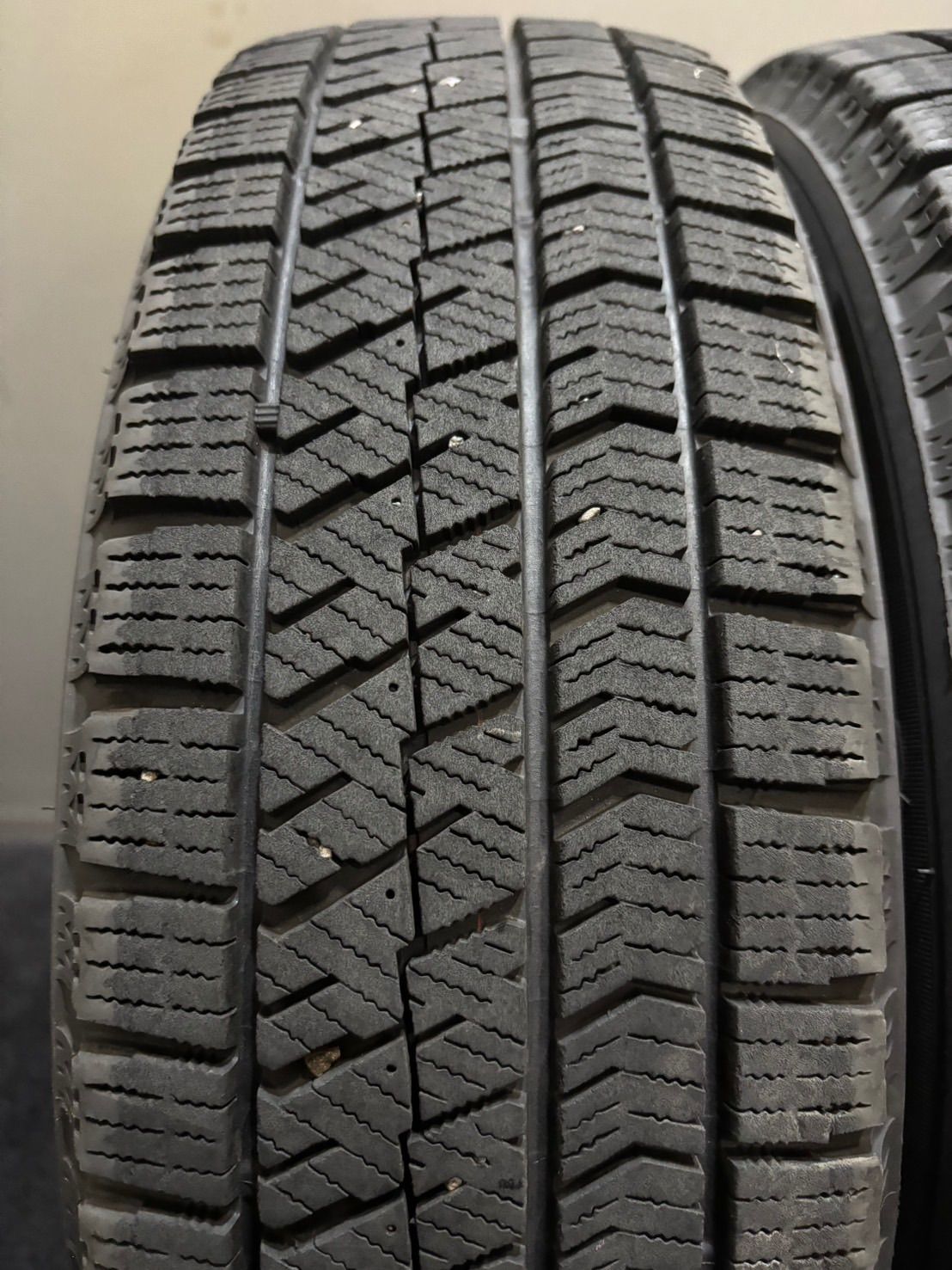 ☆155/65R14 BRIDGESTONE/VRX2 21年製 Zart 14インチ 4.5J +45 100 4H