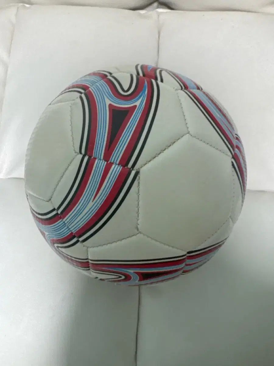 白/レッド/ブルー サッカーボール