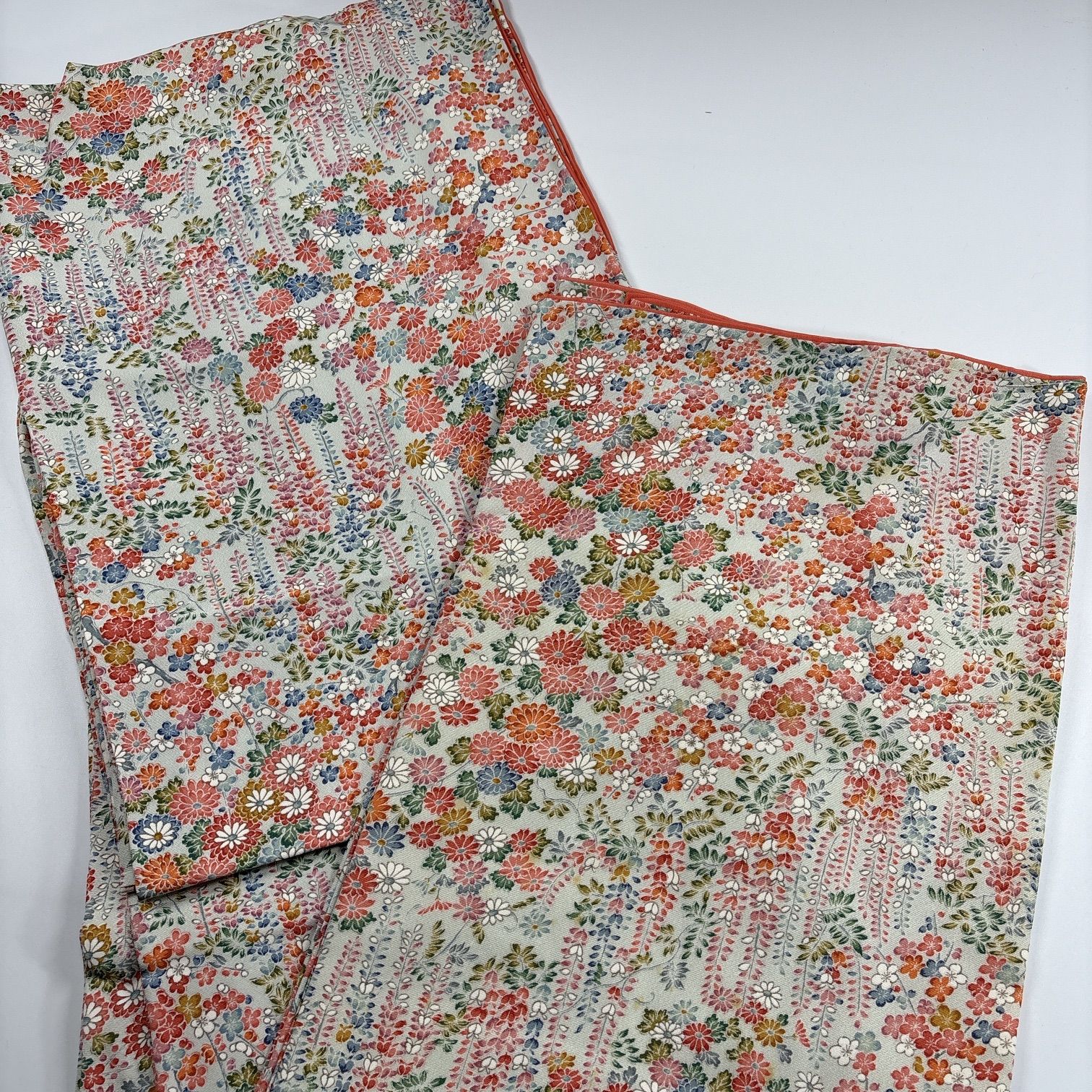 小紋 5枚 正絹 着物まとめ売り 同梱購入歓迎 リメイク用 着付け練習用