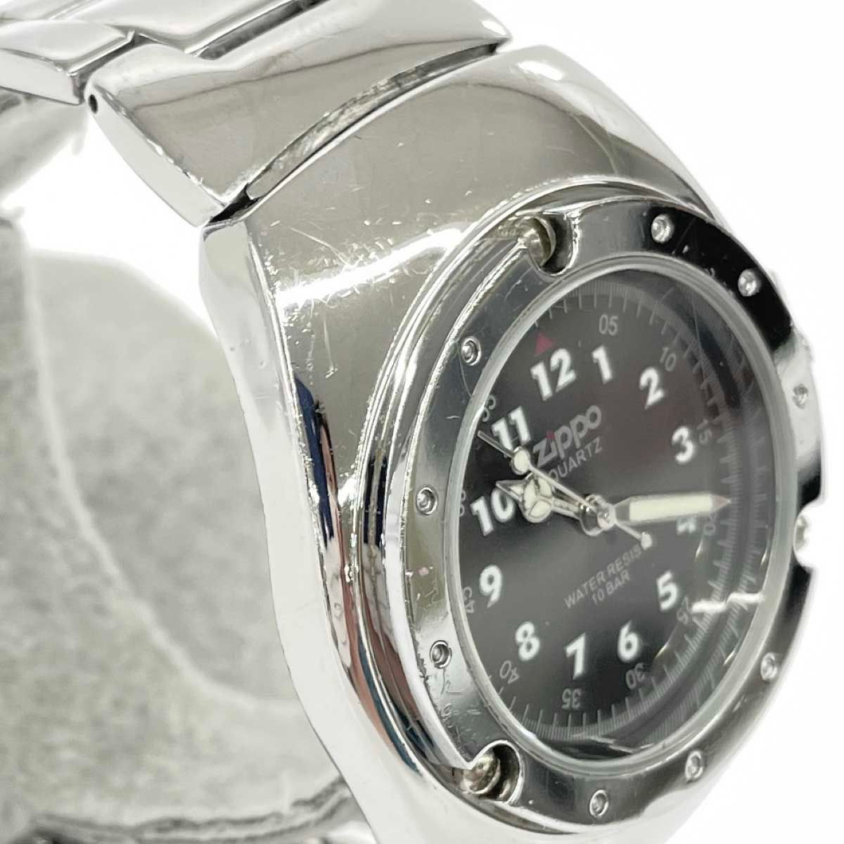 Zippo ジッポー 腕時計/クォーツ SS/ XV シルバーカラー メンズ