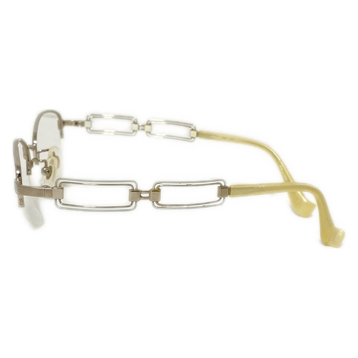 LineArt CHARMANT ラインアート シャルマン メガネ シルバー アイボリー レンズなし