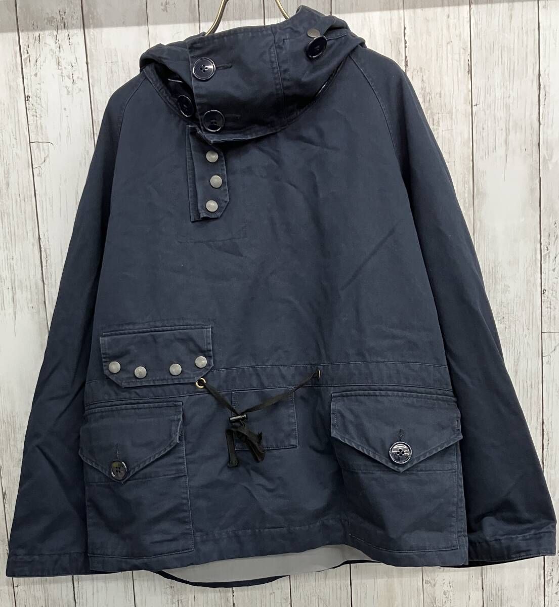 NAVY ベンタイルスモック SMOCK PARKAレプリカ コットン size2 ネイビー