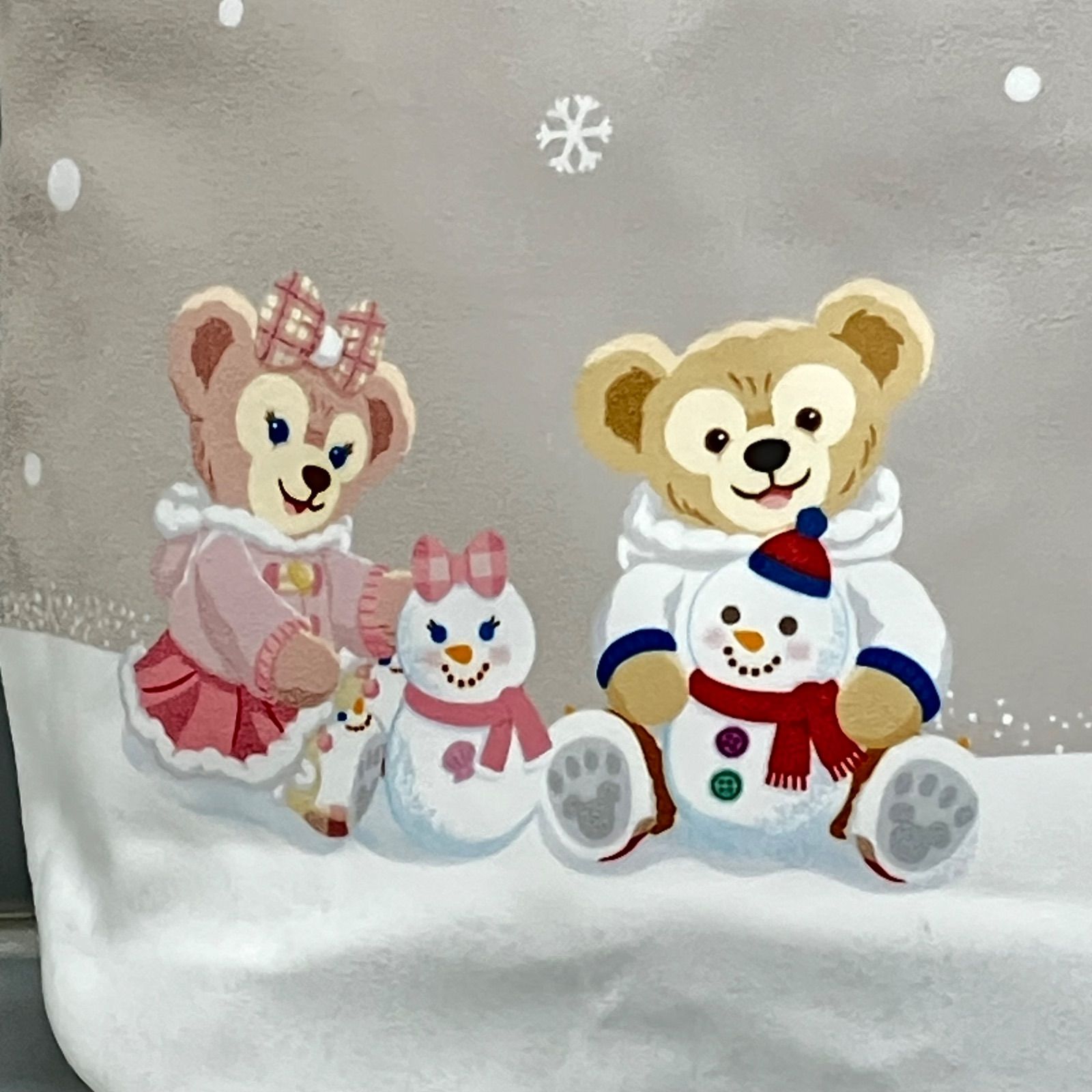 ディズニー　ダッフィー　ダッフィー&フレンズ　ウィンター・ホリデー　トートバッグ ディズニー ダッフィー&フレンズ ウィンターホリデー リバーシブル