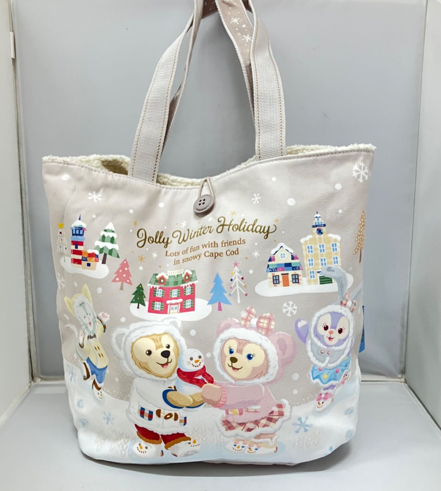 ディズニー　ダッフィー　ダッフィー&フレンズ　ウィンター・ホリデー　トートバッグ Amazon | ダッフィー＆フレンズ トートバッグ ウィンターホリデー