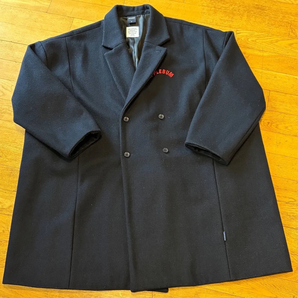 APPLEBUM Melton Double Coat【USED】Lサイズ - メルカリ