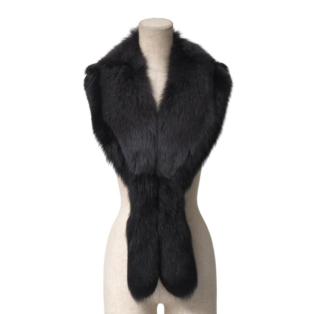 FOX フォックス ストール フォックスファー マフラー ショール ティペット 毛皮 ブランド古着 RA 6707