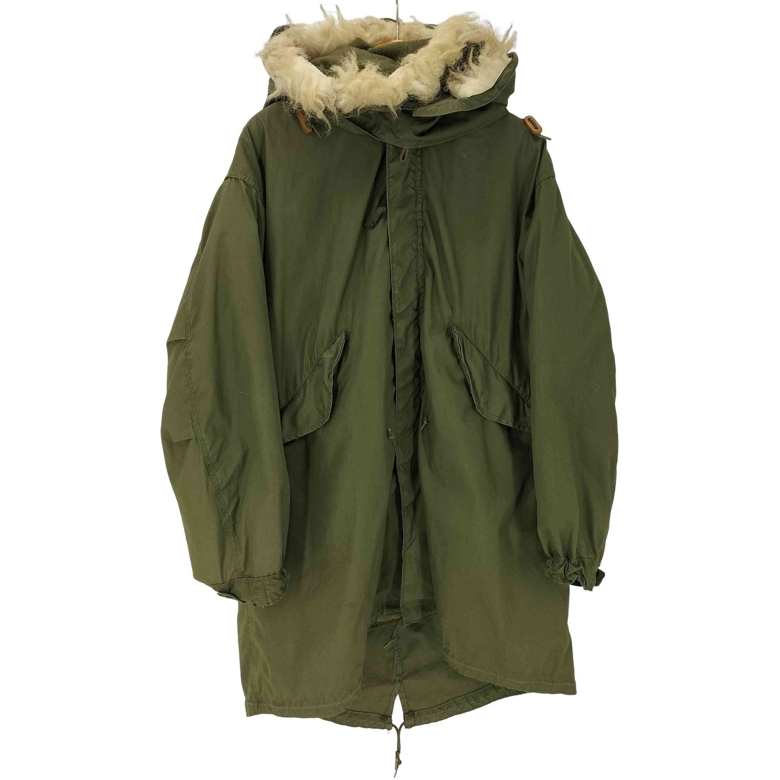 ユーエスアーミー U S ARMY 60 M 65 MASON HUGHES INC アルミジップ フィッシュテール パーカー 1968年製 キルティングライナー 1983年製 FUR RUFF ファーフード フルセット メンズ R