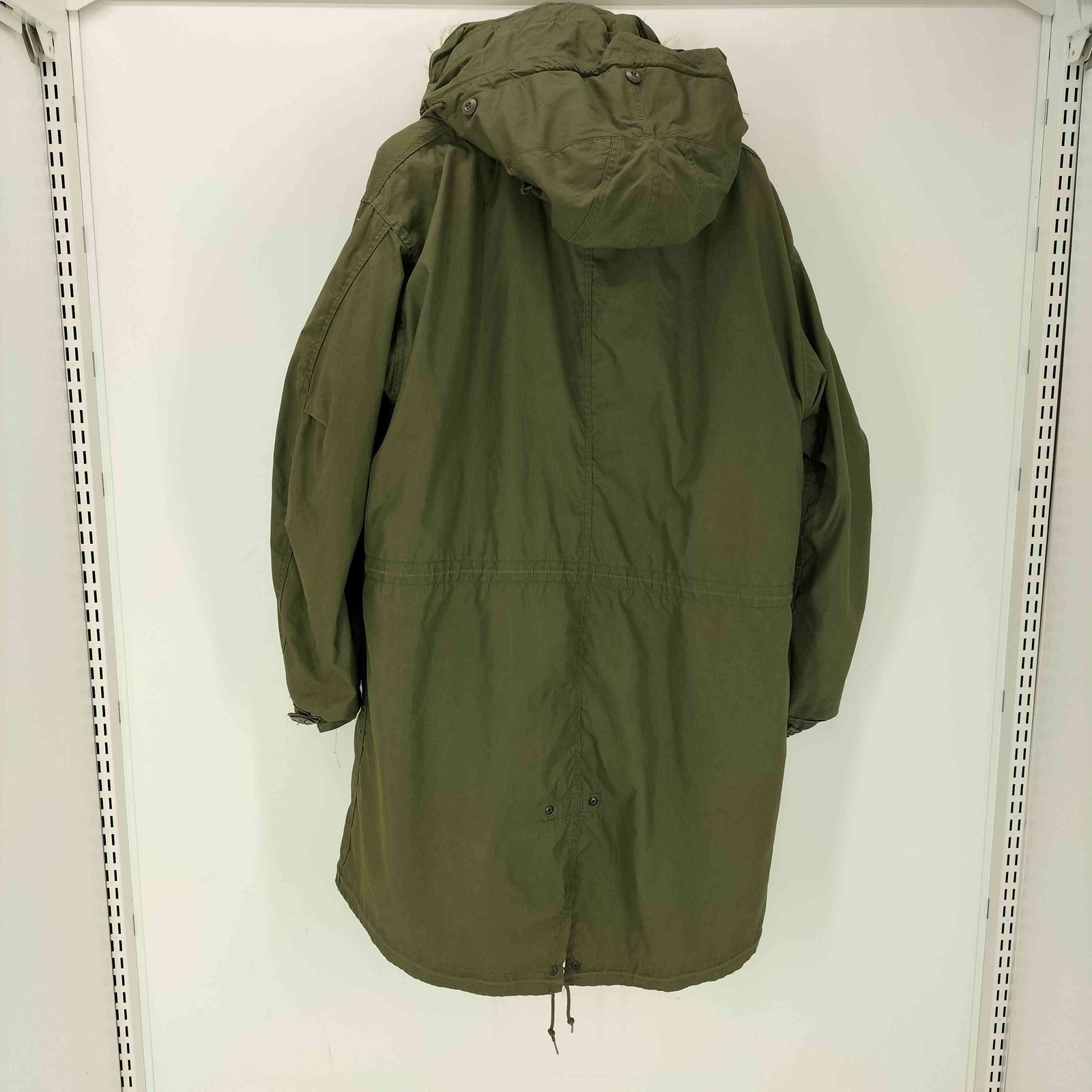 ユーエスアーミー U.S. ARMY 60 S M-65 MASON - HUGHES INC アルミジップ フィッシュテール パーカー 1968年製 キルティングライナー 1983年製 FUR RUFF ファーフード フルセット メンズ R