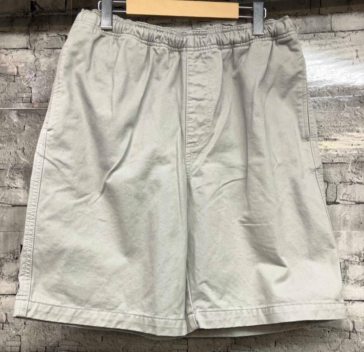 STUSSY ステューシー ハーフ綿パン Brushed beach short pants サイズM 