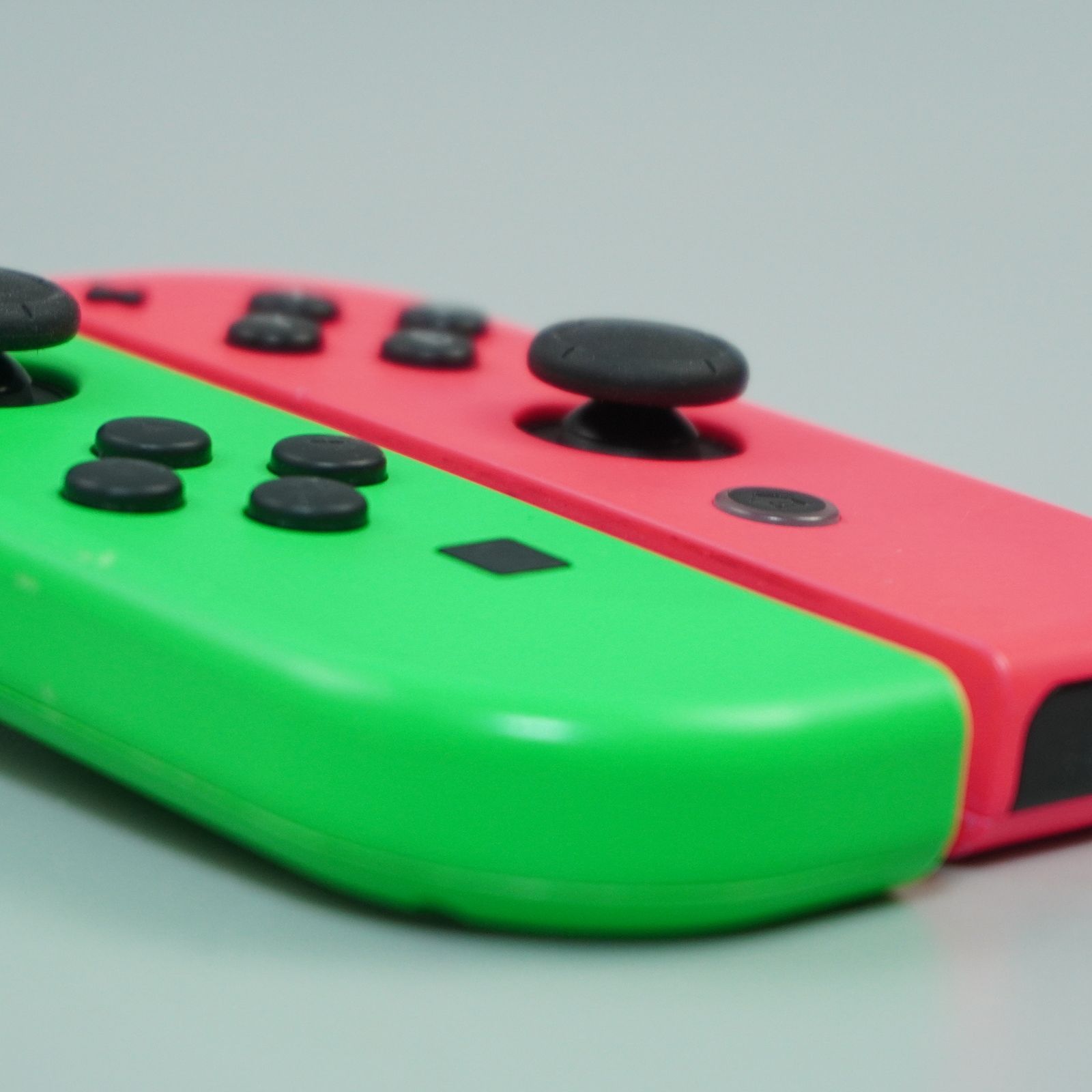 Nintendo Switch ジョイコン ネオングリーン ネオンピンク m236 - メルカリ