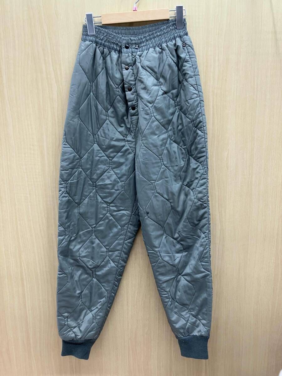 送料無料，新品 ミリタリー アメリカ軍 キルティングパンツ カーキ 8420 Mサイズ スラックス
