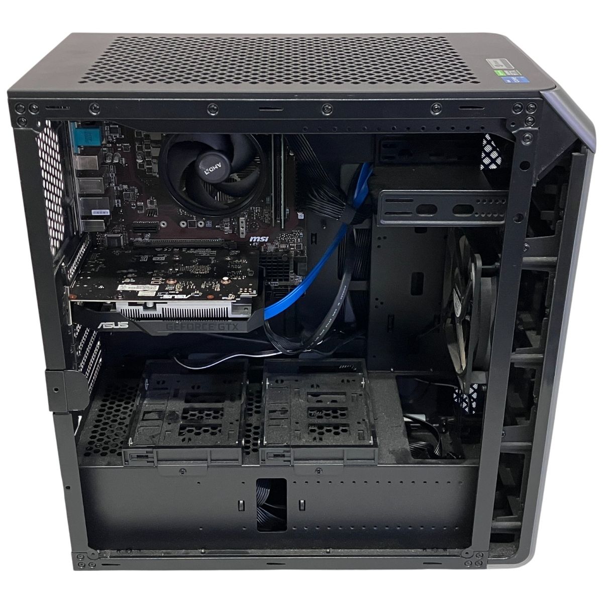 自作PC PCケース Ryzen 5 3600 8 GB GTX 1650 ストレージ無