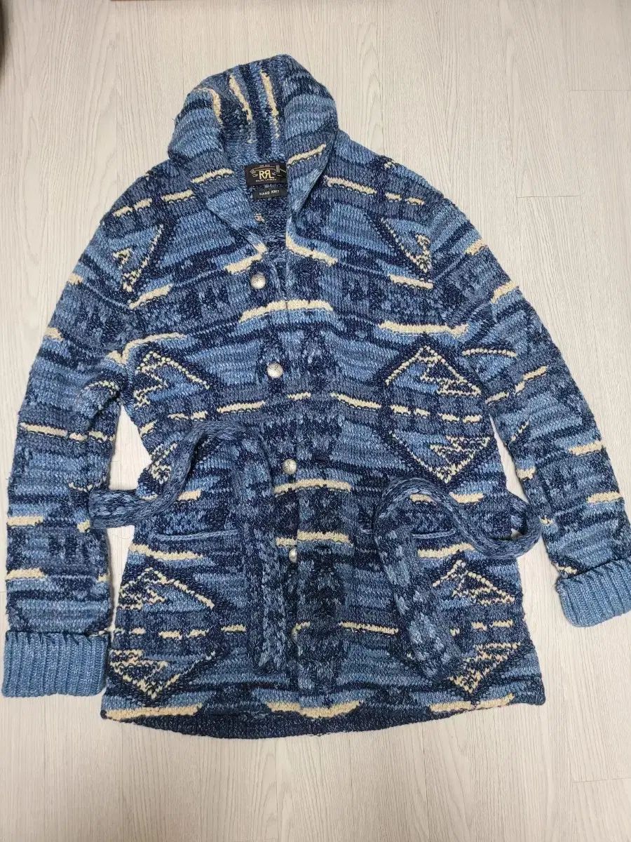 RRL ダブルアールエル ショール ハンドニット カーディガン ベルト