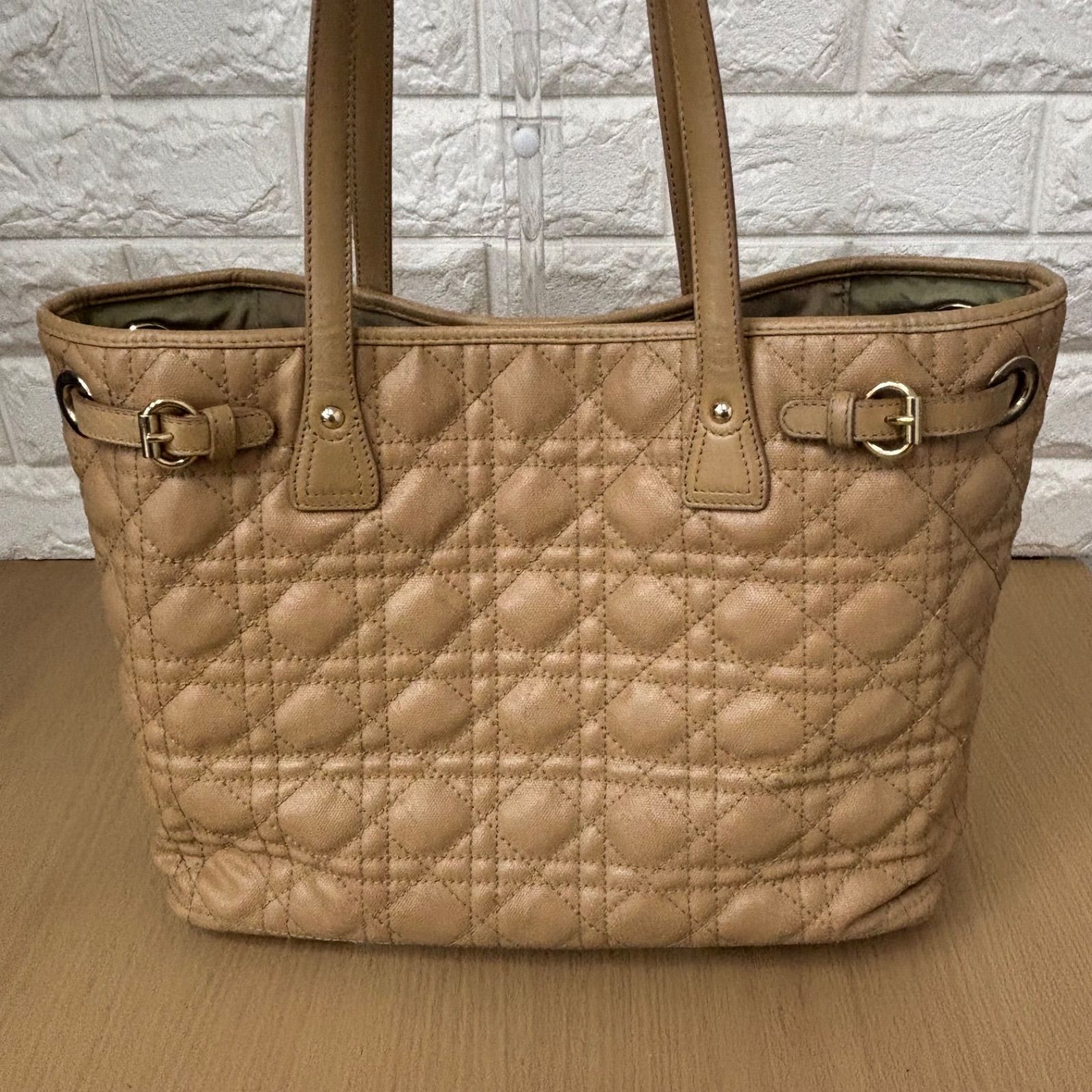 Christian Dior トートバッグ パナレア カナージュ オレンジ 【公式通販】