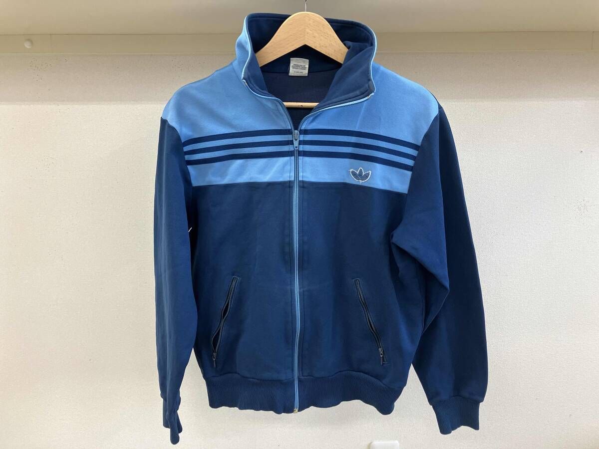 adidas 70s 西ドイツ トラックジャケット ブルー 節約