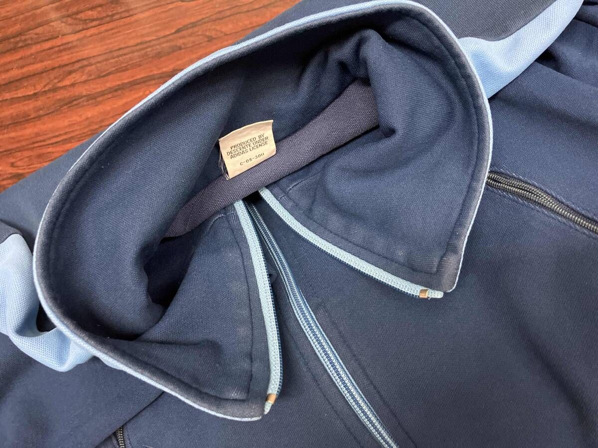 adidas 70s 西ドイツ トラックジャケット ブルー 節約