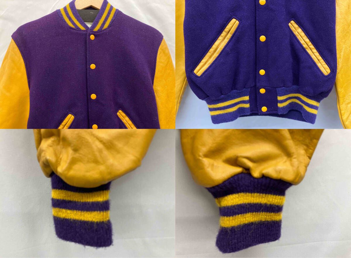 De LONG デロング スタジャン アウター ジャケット 古着 レザー