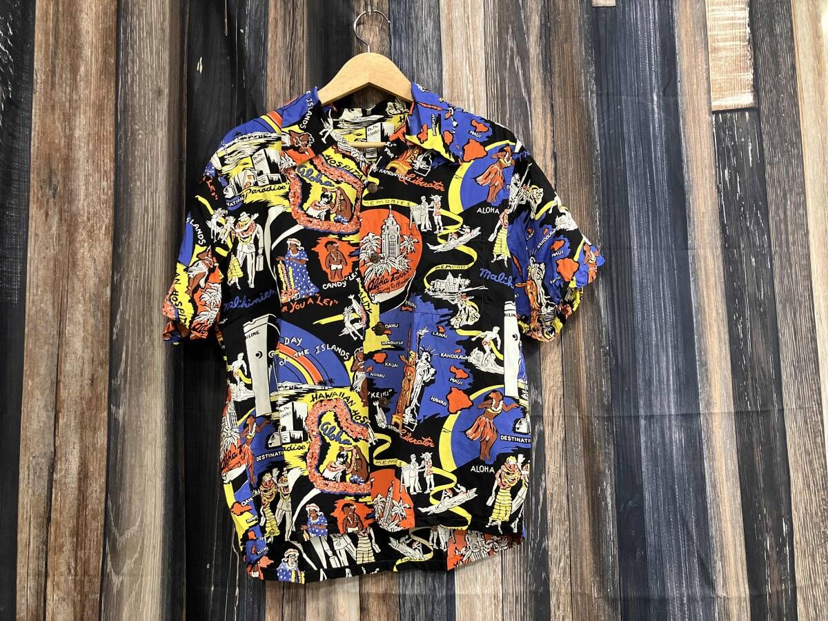 SUN SURF サンサーフ SS 31215 アロハシャツ 半袖シャツ Sサイズ き