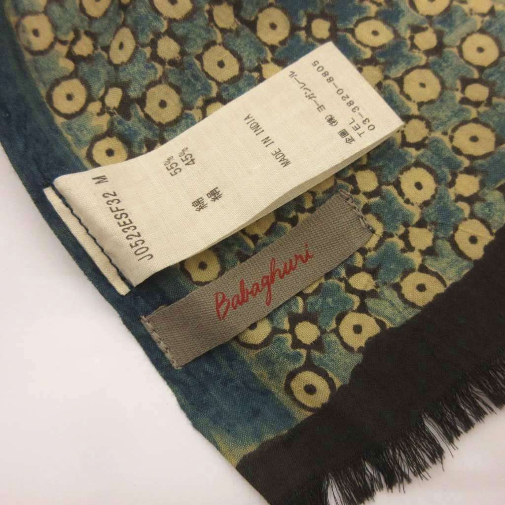 ヨーガンレール JURGEN LEHL ババグーリ コットン シルク混 ストール