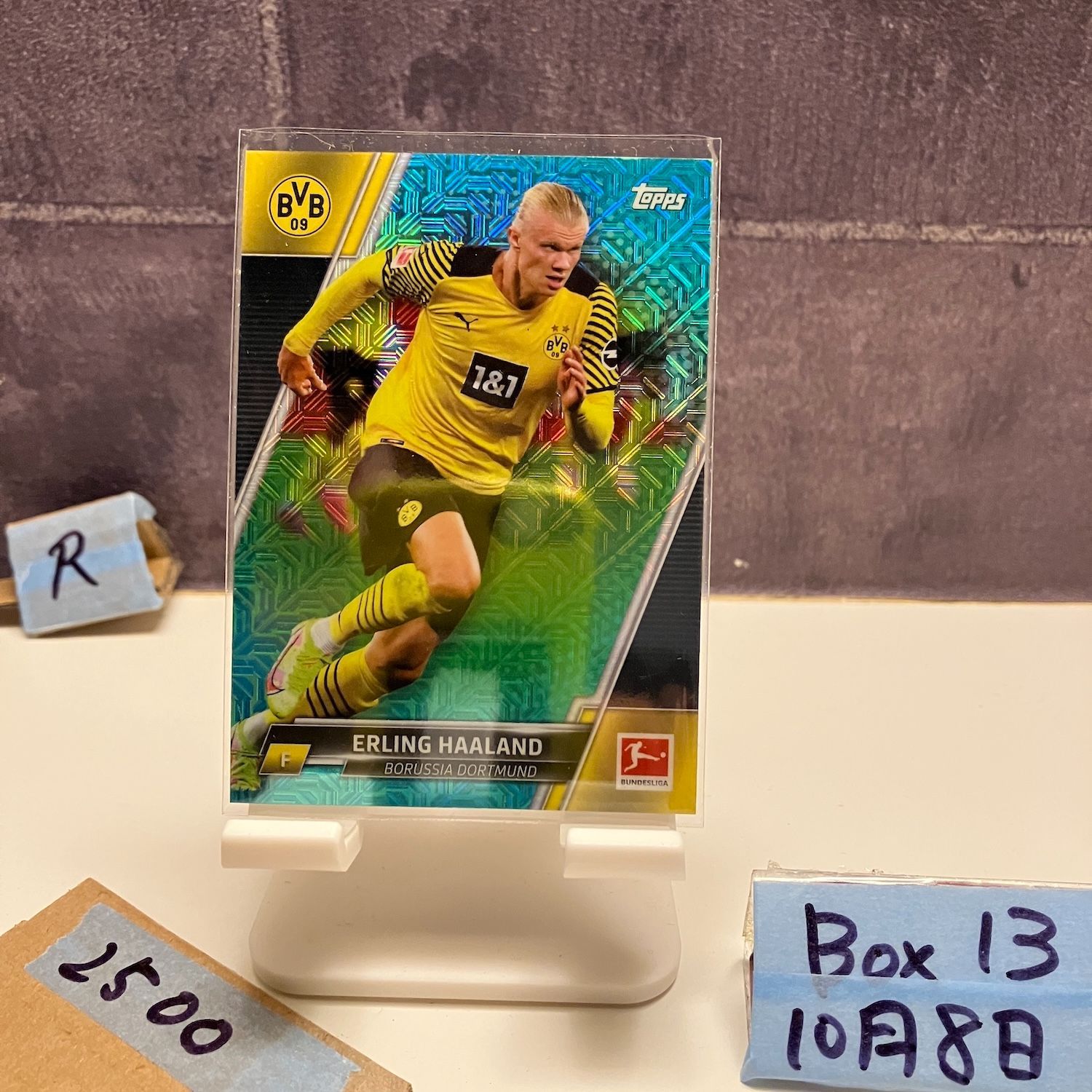 2022 Topps Erlin Haaland 112/199 Borussia Dortmund Mojo Refractor 