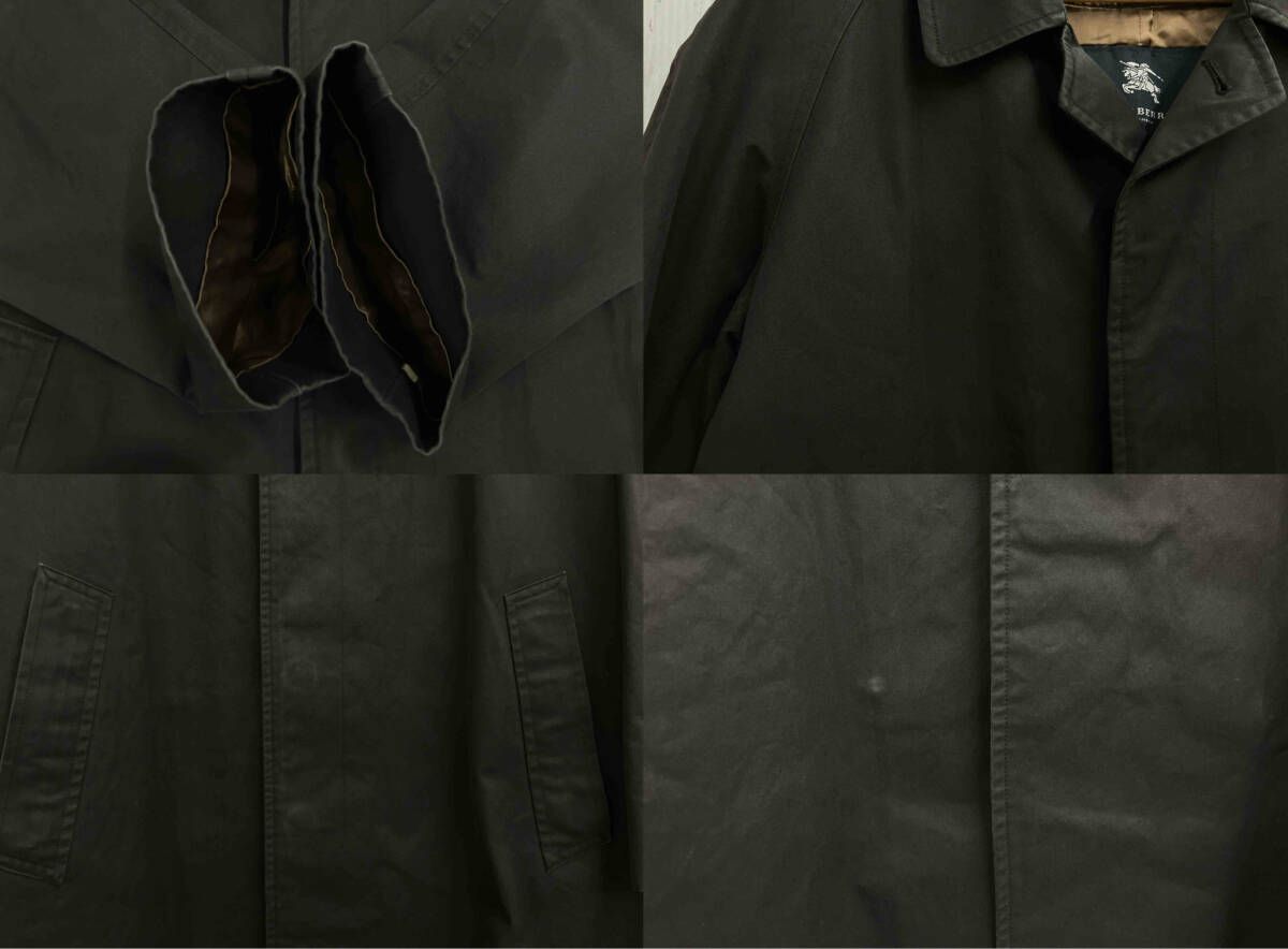 BURBERRY LONDON バーバリー ロンドン ステンカラーコート ブラック