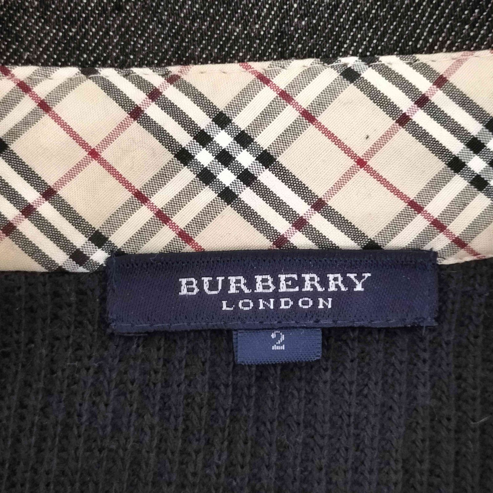 バーバリーロンドン BURBERRY LONDON デニムドッキング ニット
