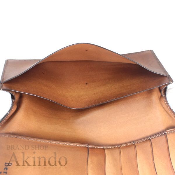 新品同様】ベルルッティ 二つ折り長財布 札入れ 長札入れ セコイヤ