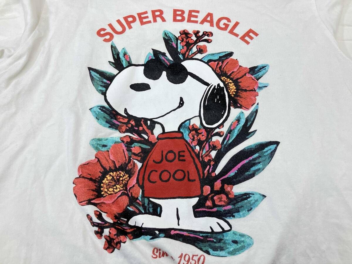 通年 CALEE PEANUTS キャリー 長袖Tシャツ PEANUTS Snoopy JOE COOL 