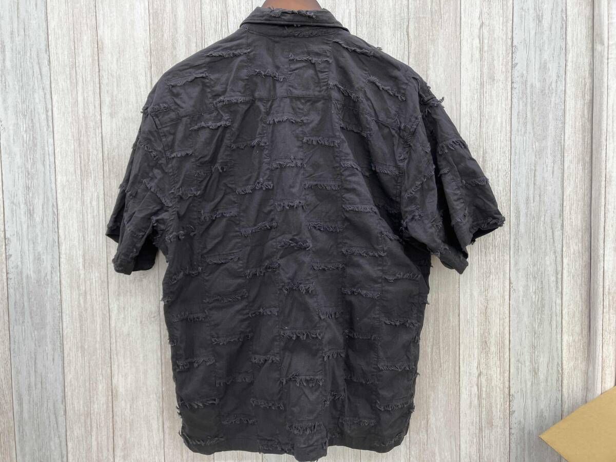 Supreme パッチワーク 半袖シャツ ブラック Sサイズ メンズ