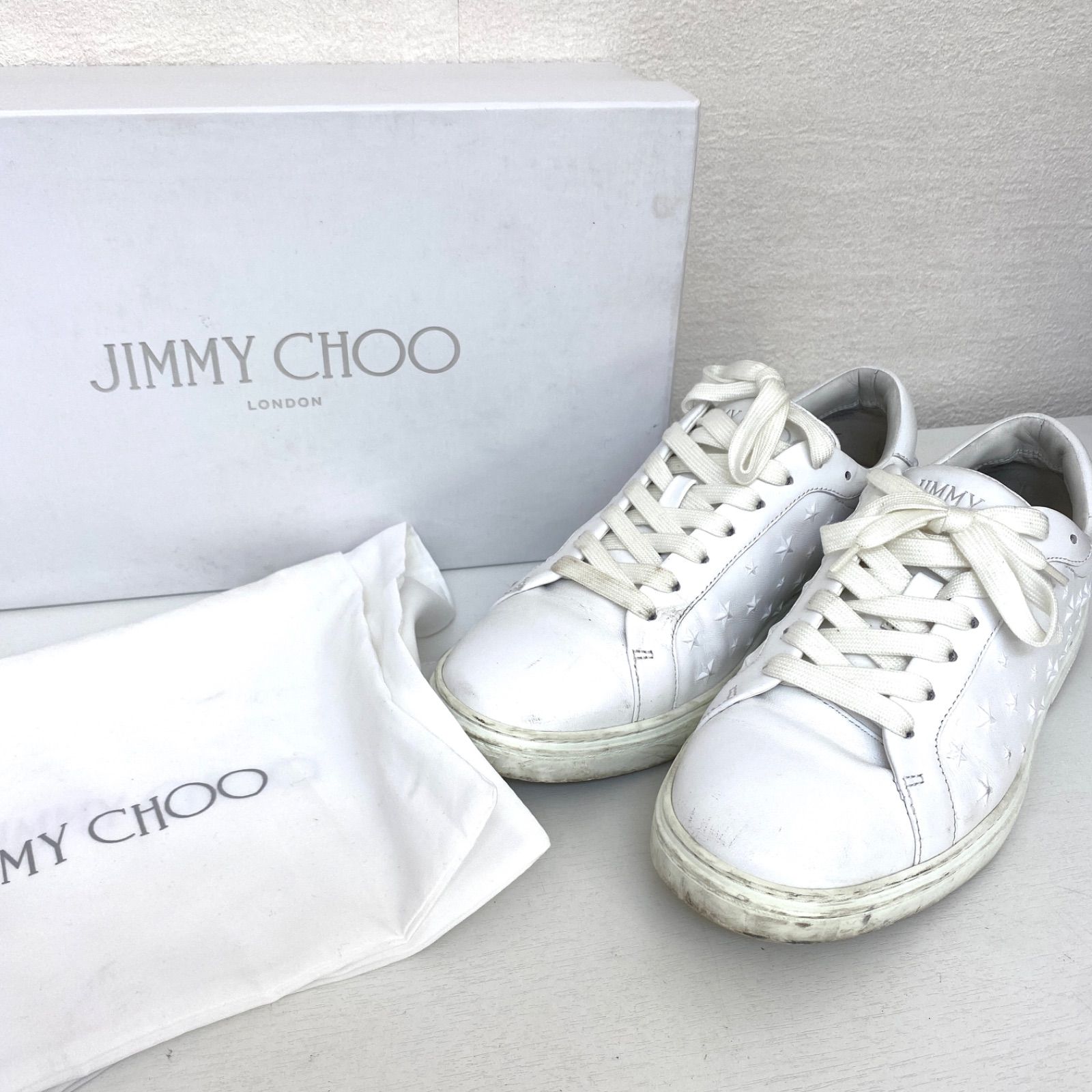 JIMMY CHOO ジミーチュウ スタースタッズ メンズ スニーカー 26cm