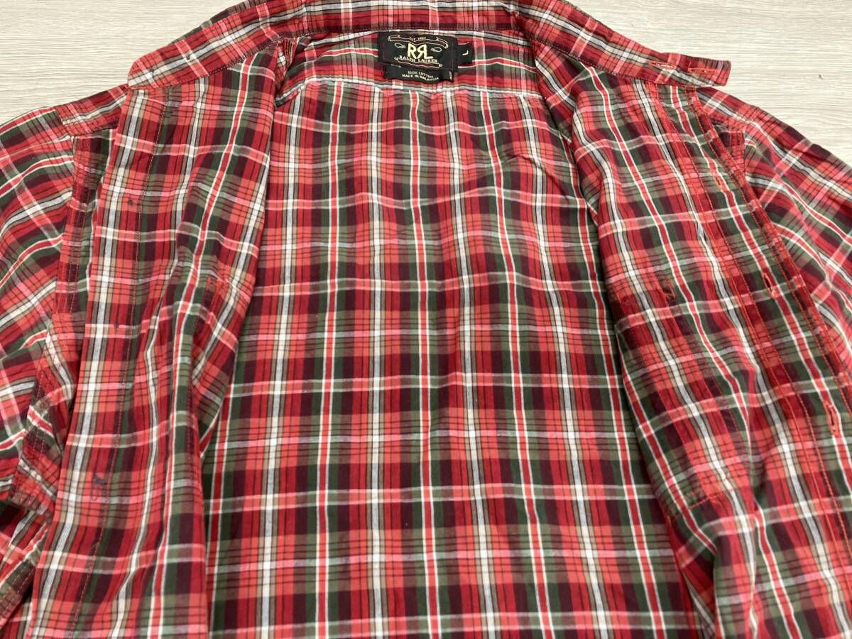 RRL RALPH LAUREN 90s 三ツ星タグ ボックスカット ワ-クシャツ 半袖